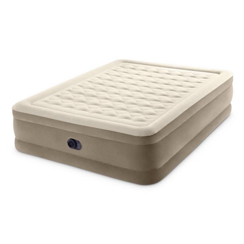 Intex Ultra Plush 20 Queen Air Mattress with 120V Internal Pump