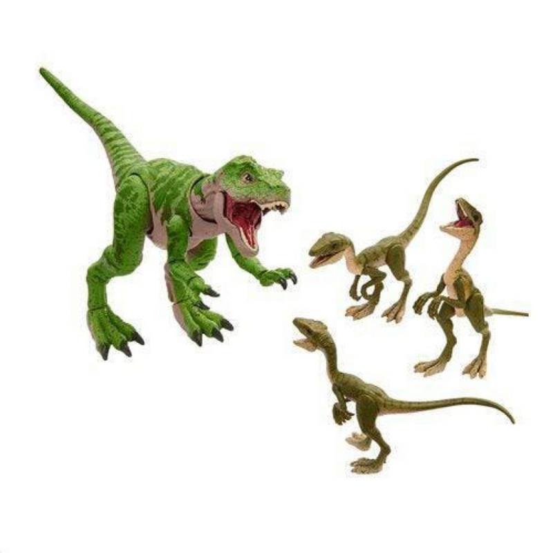 Jurassic World Amber Collection Tyrannosaurus Rex & Compy Figures