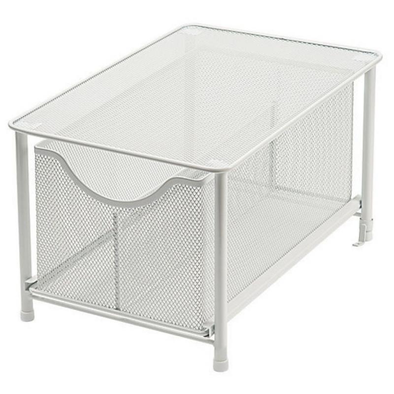 Large Stackable Slide Out Drawer White - Brightroom