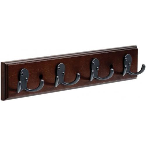 16 Rack with Double Prong Hook - Cocoa/Soft Iron - Threshold