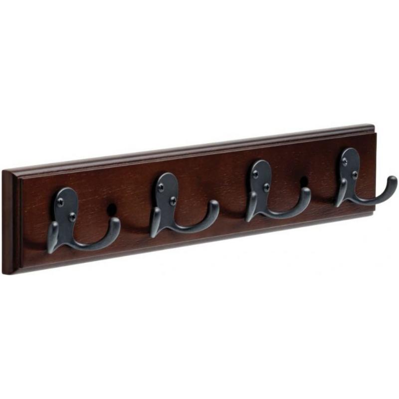 16 Rack with Double Prong Hook - Cocoa/Soft Iron - Threshold