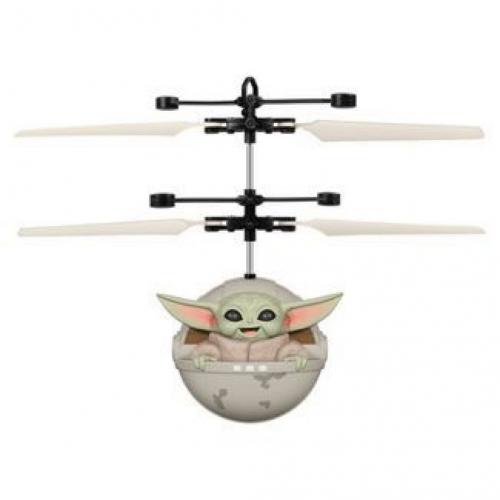 World Tech Toys Star Wars: The Mandalorian - The Child / Baby Yoda Sculpted Head - UFO Helicopte