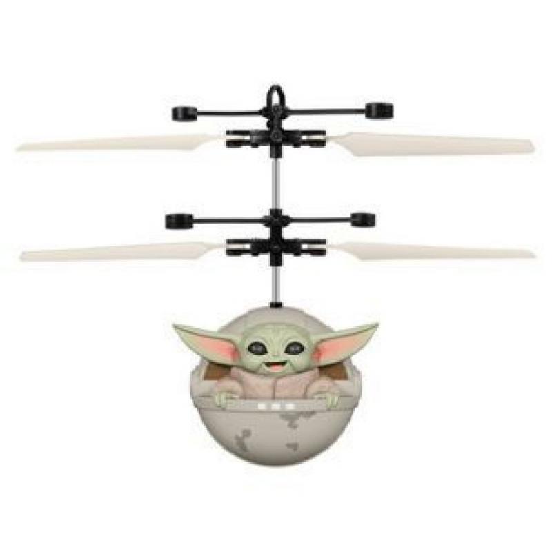 World Tech Toys Star Wars: The Mandalorian - The Child / Baby Yoda Sculpted Head - UFO Helicopte
