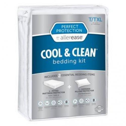 Full 3pc Perfect Protection Cool & Clean Bedding Kit