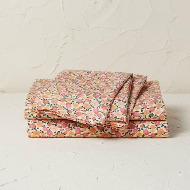 Printed Cotton Percale Sheet Set - Opalhouse designed with Jungalow Twin/Twin XL