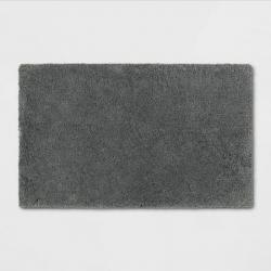 21x34 Bath Rug Dark Gray - Threshold Signature