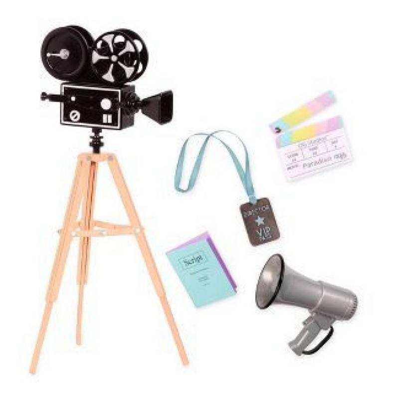 Our Generation Camera's Rolling Movie Accessory Set for 18 Dolls