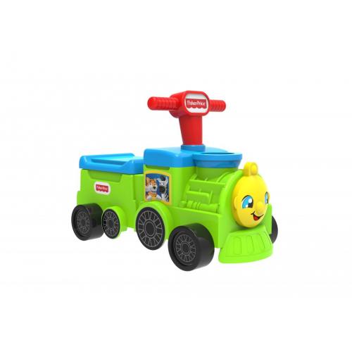 Fisher-Price Tootin' Train Ride-On - Green