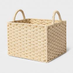 Woven Aseana Large Milk Crate - Threshold
