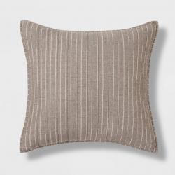 Standard Flannel Stripe Quilt Sham Brown