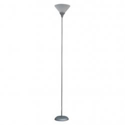 Torchiere Floor Lamp Gray (Includes LED Light Bulb) - Room Essentials