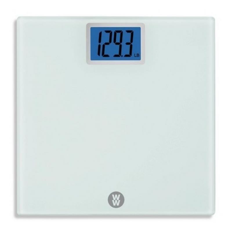 Super Large LCD Display with Backlight White - Weight Watchers