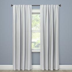 84x50 Blackout Curtain Panel Gray - Threshold