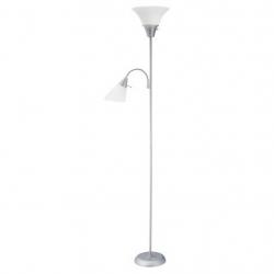 Floor Lamp Gray (Includes LED Light Bulb) - Room Essentials