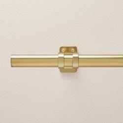 48 – 84 Classic Steel Curtain Rod with Antiqued Brass Finish - Hearth & Hand with Magnolia