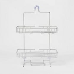 Wide Rustproof Shower Caddy with Lock Top Aluminum - Made By Design