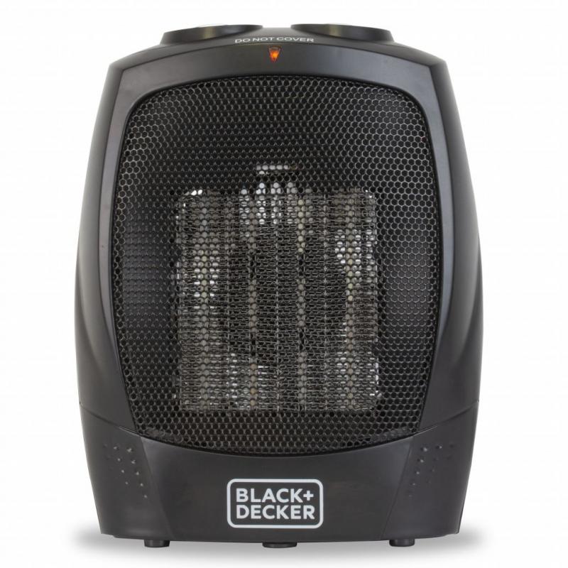 BLACK+DECKER Personal Ceramic Indoor Heater Black