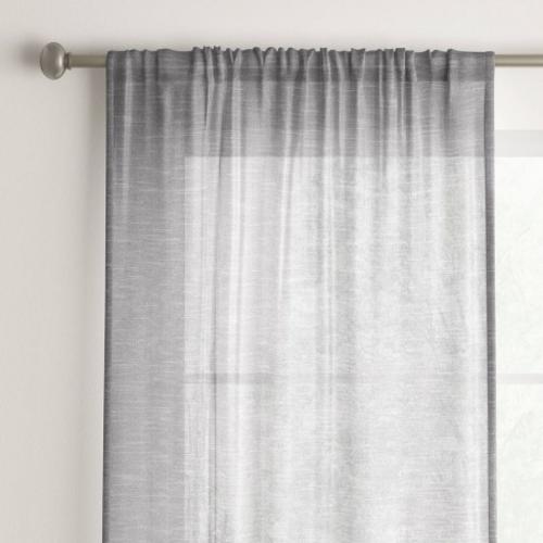 Set of 2 (63x42) Light Filtering Curtain Panels Gray - Room Essentials