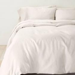 King Cashmere Blend Duvet Cover & Sham Set Natural - Casaluna