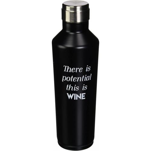 DEI This Might Be Wine Canteen - Stainless Steel - 25 Ounces 
