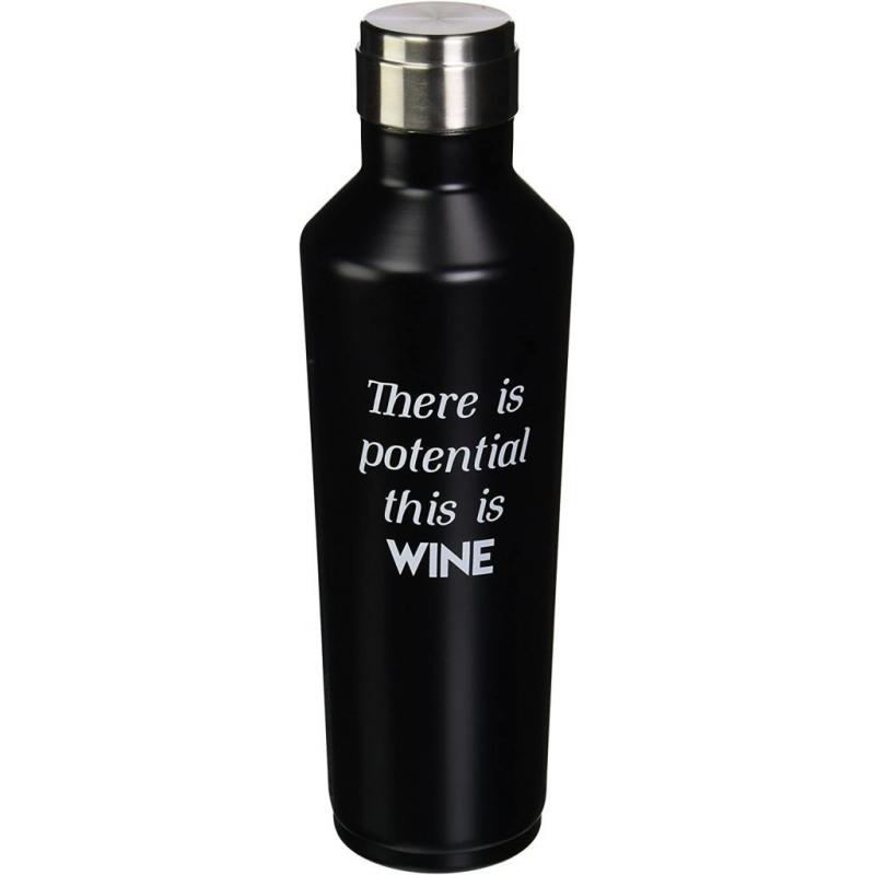 DEI This Might Be Wine Canteen - Stainless Steel - 25 Ounces 