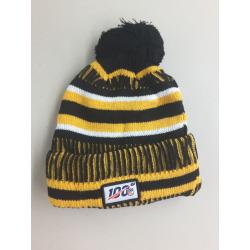 New Era Steelers Cap Pom Sport Knit