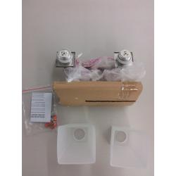 Light Blue Bath Vanity Light Brush Nickel Fixture