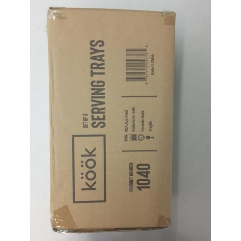 Kook Serving Trays - Set of 3