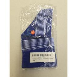 Elastic Nylon Knitting Compression Recovery Foot Sleeves Ankle Brace (Small, Blue)