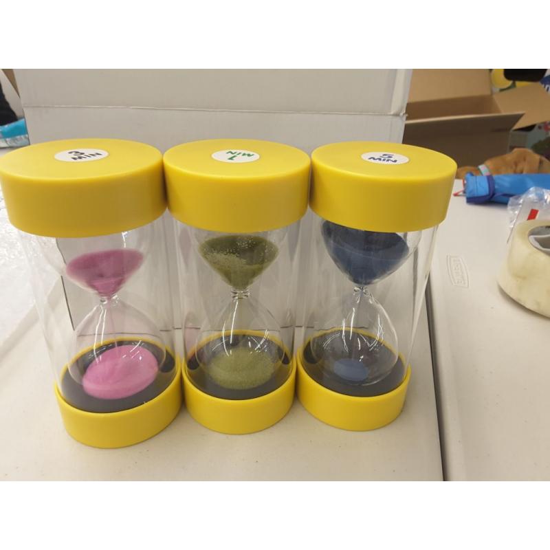 Ballotini Sand Timer - Set of 3