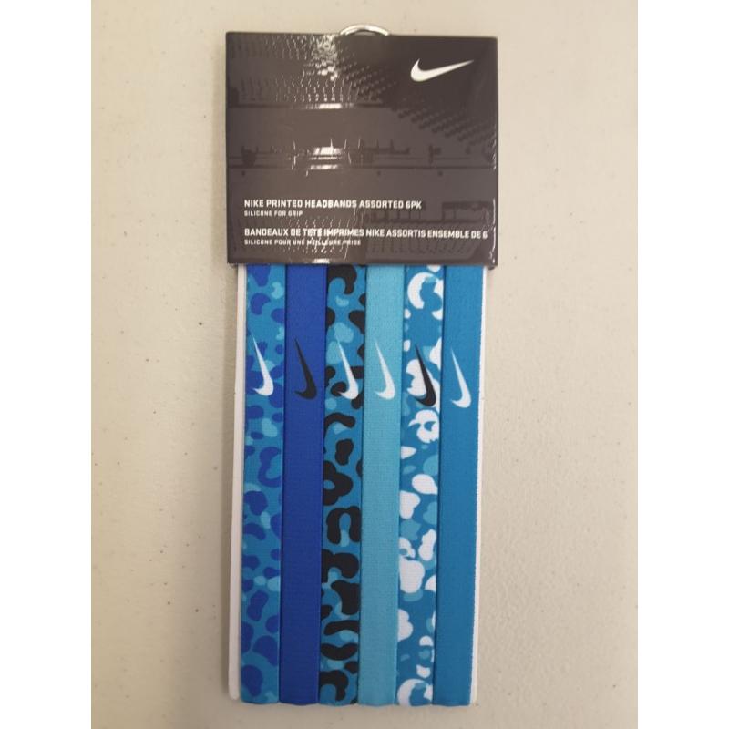 Nike printed headbands assorted 6-pack