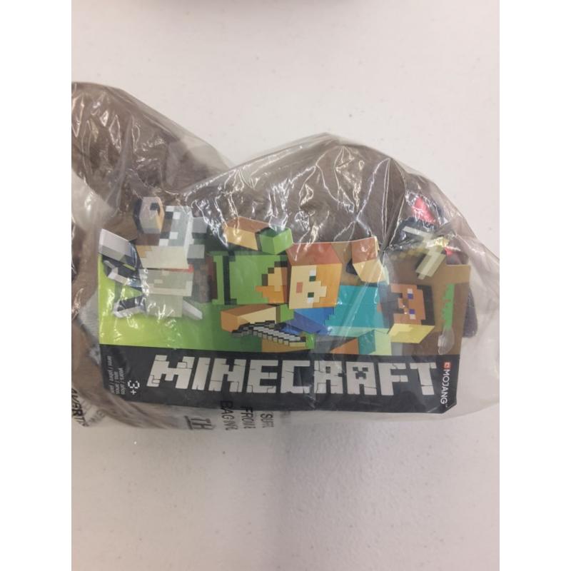 JINX Minecraft Baby Cow Plush Toy, Multicolor, 5.5 '' Tall