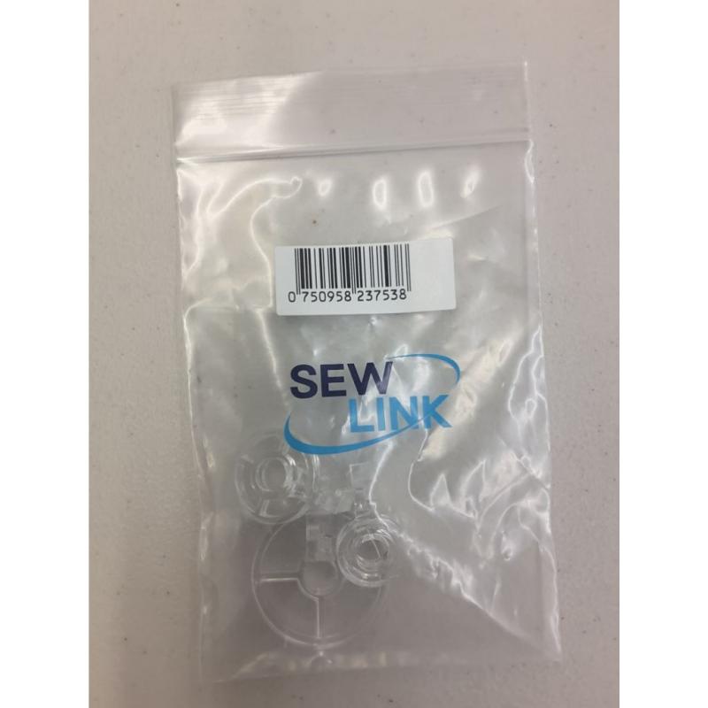 Quilting Clarity Clear Low Shank Threads Yarns Couching Foot 1.5,2,3mm Sew Link (3 Pack)