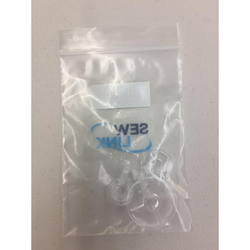 Quilting Clarity Clear Low Shank Threads Yarns Couching Foot 1.5,2,3mm Sew Link (3 Pack)