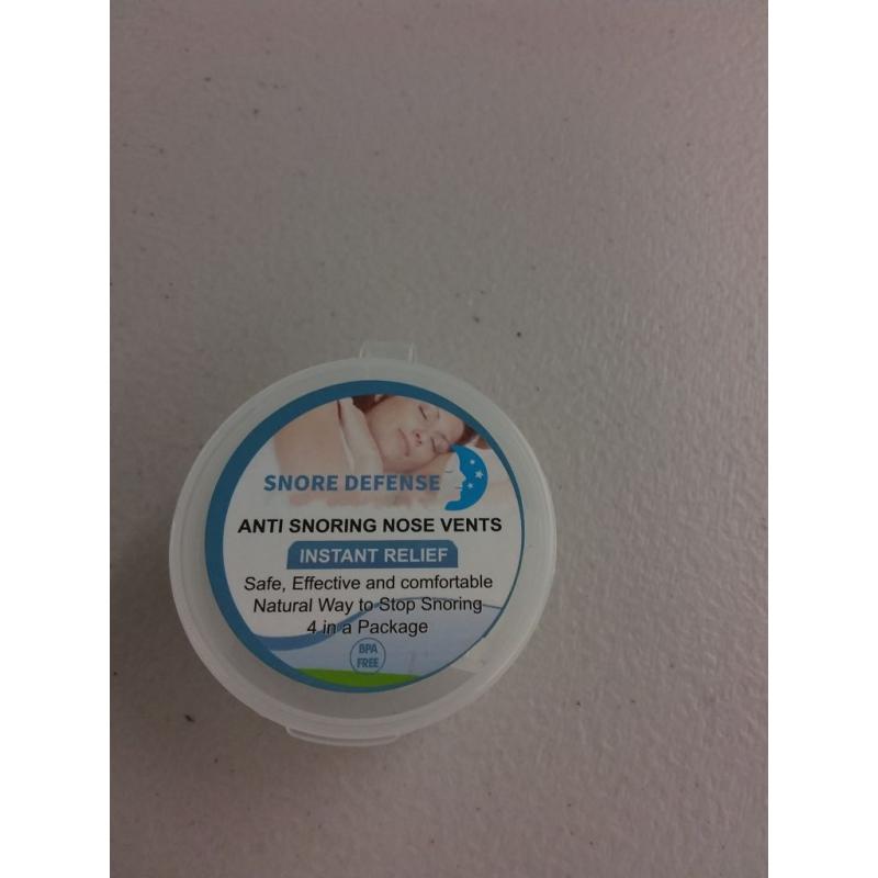 Snore Defense Anti Snoriing Nose Vents