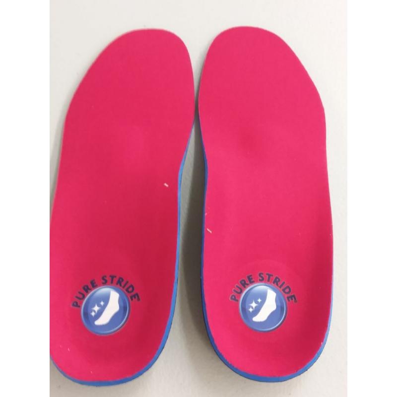 Pure Stride Arch Support Insoles - Overpronation Insoles, Plantar Fasciitis Insoles, 3/4 Length M 11-11.5 / W 13-13.5