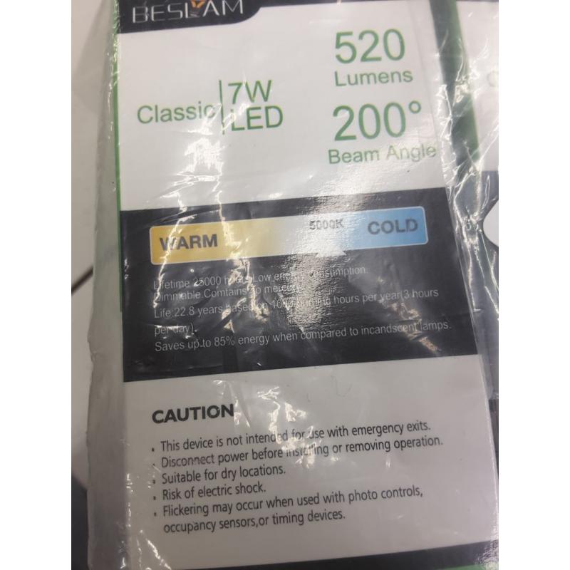 LED Beslam 7w LED 6 pack