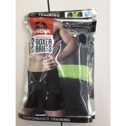 Reebok Performance Boxer Briefs 3 Pack - Men's Large
