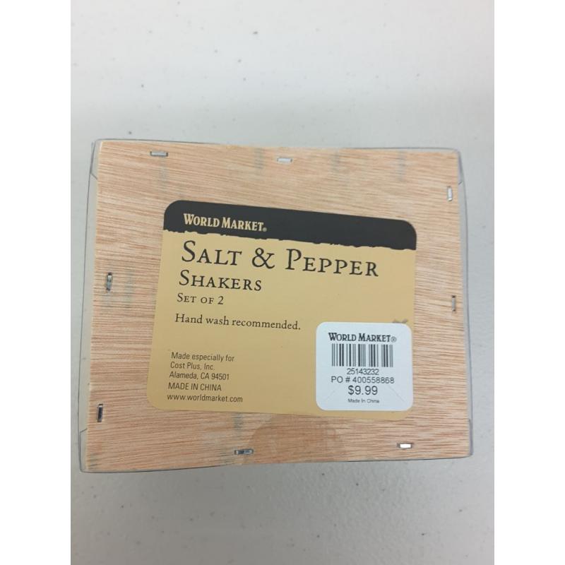 World Market Salt and Pepper Shaker
