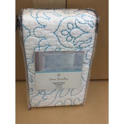 Vera Bradley. Swedish Floral Turquoise Sham - Standard Qty 1
