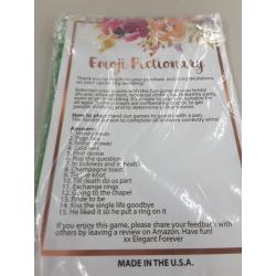 Emoji Pictionary for Bride