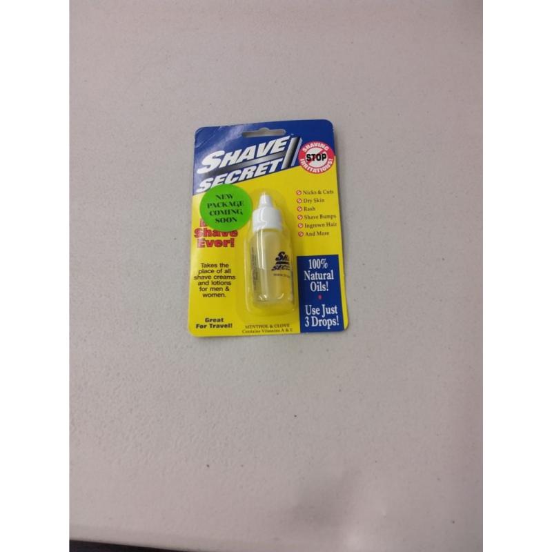 Shave Secret, Menthol and Clove, 100% Natural Oils