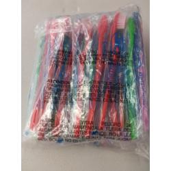 36 Mint Burst prepasted colorful toothbrushes
