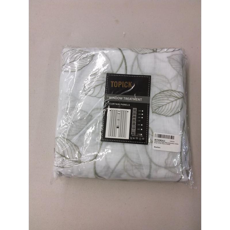 French Door Curtains 55 by 72