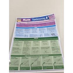 Barcharts Math Fundamentals 3 Laminated Study Guide