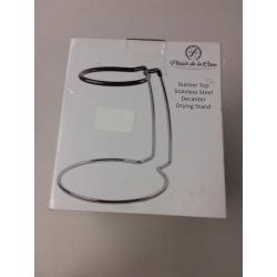 Plaisir de la Cave Rubber Top Stainless Steel Decanter Drying Stand