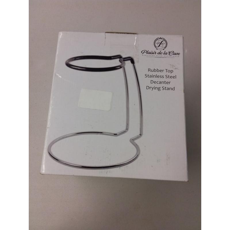 Plaisir de la Cave Rubber Top Stainless Steel Decanter Drying Stand