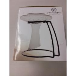 Plaisir de la Cave Rubber Top Stainless Steel Decanter Drying Stand