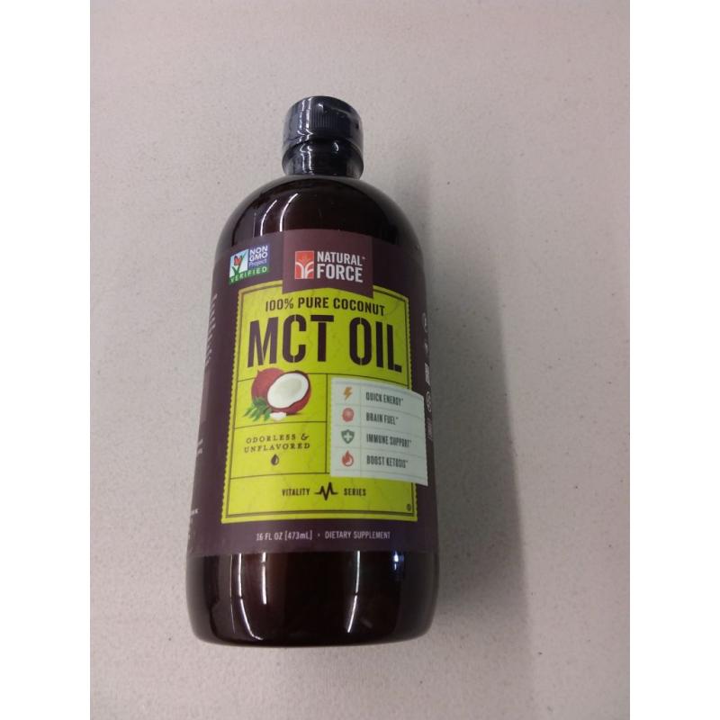 Natural Force MCT Oil 100% pure coconut oil, 32 oz