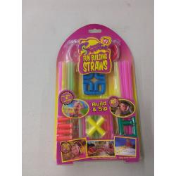 As Seen On TV Super Sipperz 80 Piece Fun Building Straws